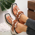 Hushmode - Retro Block Heel Sandal 7