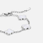 Hushmode - Silver Clover Bracelet 3