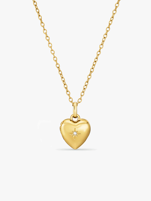 Hushmode  - Star Photo Locket Necklace