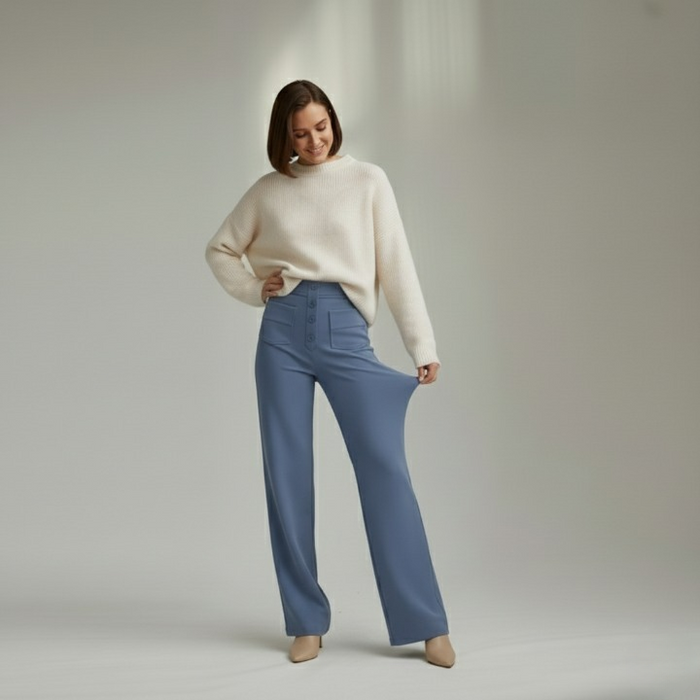 Hushmode - High waist Stretch trousers
