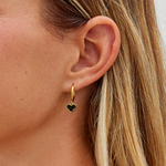 Hushmode - 'Tainted Hearts' Hoop Earrings 4