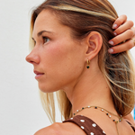Hushmode - 'Tainted Hearts' Hoop Earrings 2