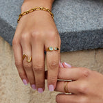 Hushmode - Vintage Aquamarine Wrap Ring 4