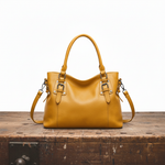 Hushmode - Structured Leather Shoulder Bag 7