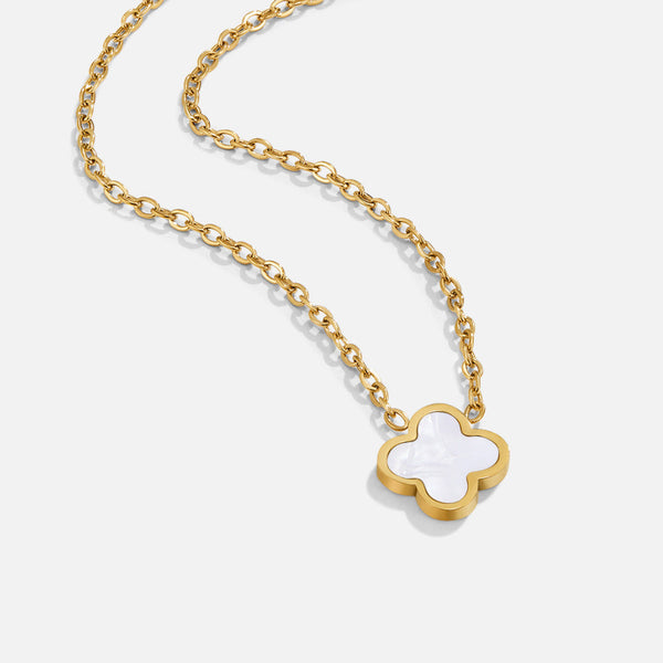 Hushmode - White Clover Necklace