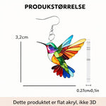 Hushmode - Acrylic hummingbird earrings 11