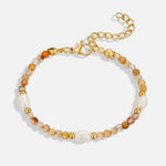 Hushmode - Agate & Pearl Bead Bracelet 4