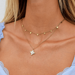 Hushmode - Agatha Gold Droplet Necklace 2