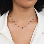 Hushmode - Amethyst Crystal Bead Necklace 2