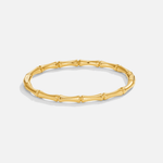 Hushmode - Golden Bamboo Bangle 1