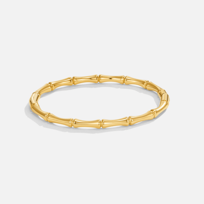 Hushmode - Golden Bamboo Bangle