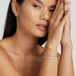 Hushmode - Arelia Crystal Silver Bracelet 4