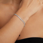 Hushmode - Arelia Crystal Silver Bracelet 2