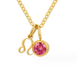 Hushode - Astria Zodiac Birthstone Necklace 12
