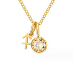 Hushode - Astria Zodiac Birthstone Necklace 16