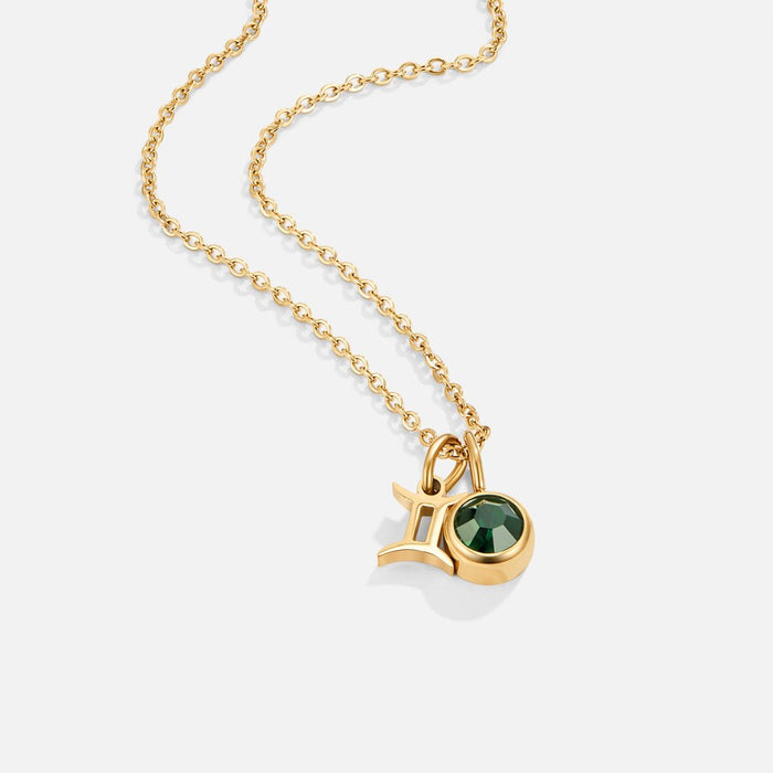 Hushode - Astria Zodiac Birthstone Necklace