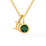 Hushode - Astria Zodiac Birthstone Necklace 6