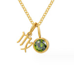 Hushode - Astria Zodiac Birthstone Necklace 13