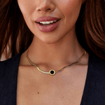 Hushmode - Azalea Black Pendant Necklace 2