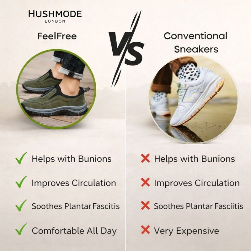 Hushmode – Comfortable orthopaedic shoes (SIZE CHART AFB TV) - afbeelding 3