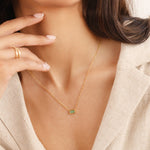 Hushmode - Baguette Birthstone Necklace 6