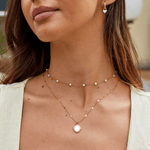 Hushmode - Bela Pearl Shell Pendant Necklace 2