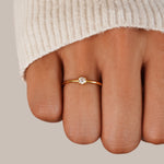 Hushmode - Birthstone 18K Gold Rings 11