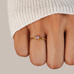 Hushmode - Birthstone 18K Gold Rings 15