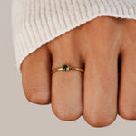 Hushmode - Birthstone 18K Gold Rings 13