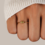 Hushmode - Birthstone 18K Gold Rings 19