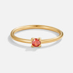 Hushmode - Birthstone 18K Gold Rings 16