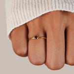 Hushmode - Birthstone 18K Gold Rings 5
