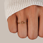 Hushmode - Birthstone 18K Gold Rings 25