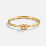 Hushmode - Birthstone 18K Gold Rings 24