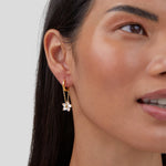 Hushmode - Blooming Petal Crystal Earrings 4