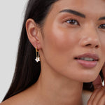 Hushmode - Blooming Petal Crystal Earrings 2