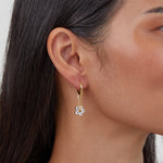 Hushmode - Blooming Petal Crystal Earrings 3