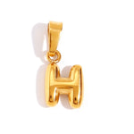 Hushmode - Bubble Letter Necklace 16