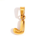 Hushmode - Bubble Letter Necklace 18