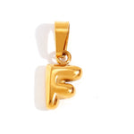 Hushmode - Bubble Letter Necklace 14