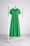 Hushmode - Short-sleeve V-Neck Dress 7