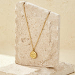 Hushmode - Celeste Gold Disc Necklace 4