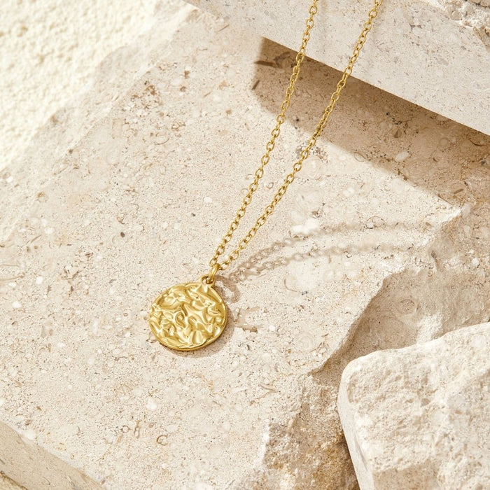 Hushmode - Celeste Gold Disc Necklace