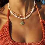 Hushmode - Celeste Gold Disc Necklace 2