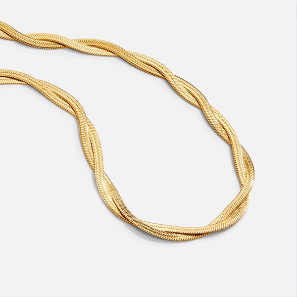 Hushmode - Twist Snake Chain Necklace