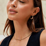 Hushmode - Classic Drop Hoop Earrings 2