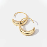 Hushmode - Classic Drop Hoop Earrings 6