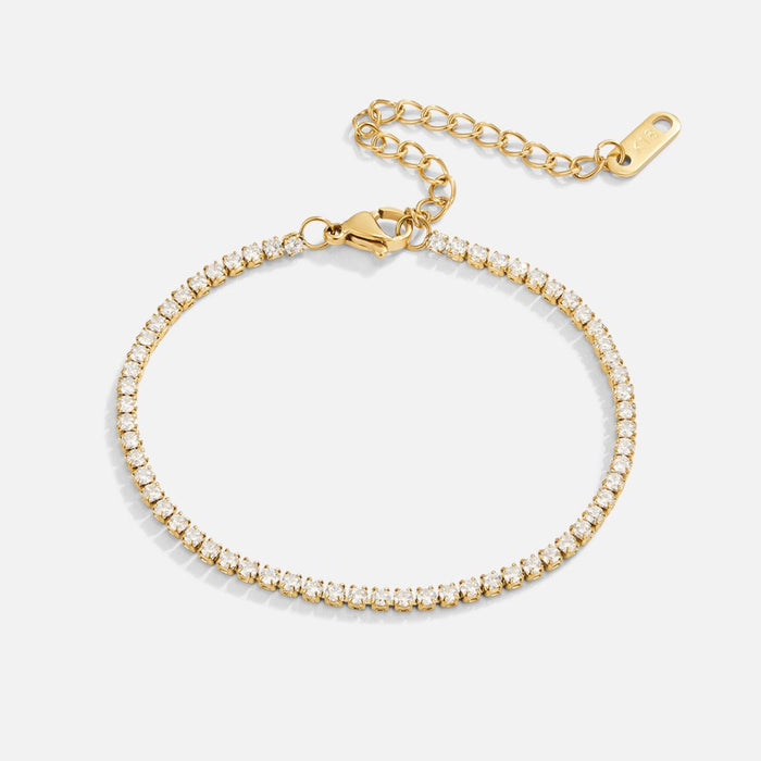 Hushmode - Gold Tennis Bracelet