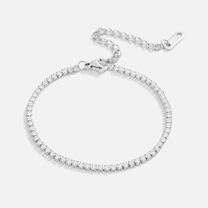 Hushmode - Silver Tennis Bracelet