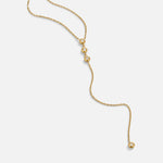 Hushmode - Crystal Eve Lariat Necklace 1